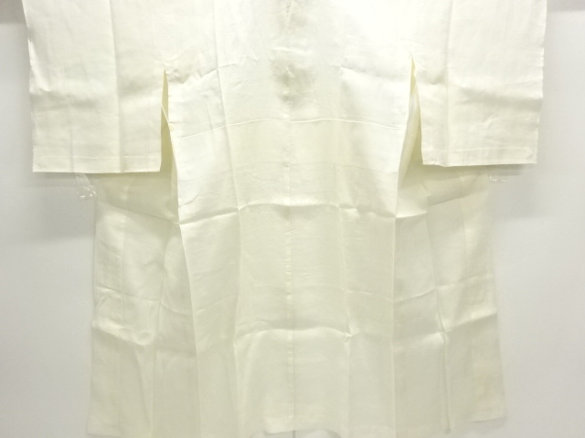 アンティーク　本麻すかし織竹笹模様長襦袢